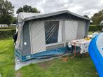 Caravan ADRIA bj 89 wit met blauwe bies, Ophalen of Verzenden, Gebruikt, Tot en met 4