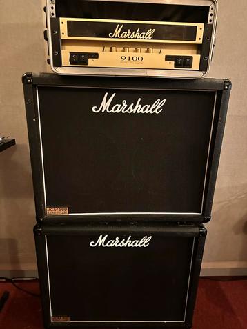 Marshall Stack - 9100 buizen eindversterker & 2x12 Cabinets beschikbaar voor biedingen