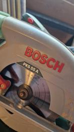 Bosch PKS 55 A Cirkelzaag, Doe-het-zelf en Verbouw, Gereedschap | Zaagmachines, Ophalen, Gebruikt, Cirkelzaag, 70 mm of meer