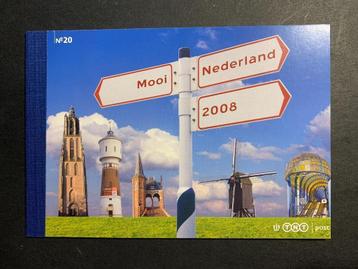 Ned. Prestige boekje PR 20 Mooi Nederland 2008 Afw. tanding beschikbaar voor biedingen