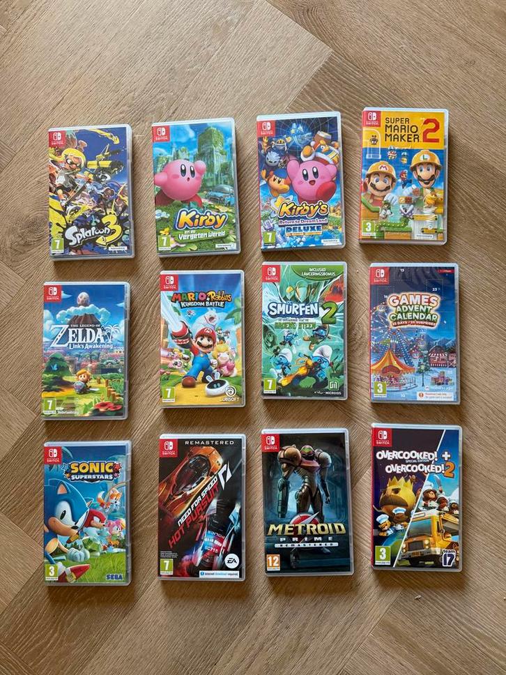 Nintendo Switch Games - 12 verschillende games!, Spelcomputers en Games, Games | Overige, Gebruikt, Avontuur en Actie, 1 speler