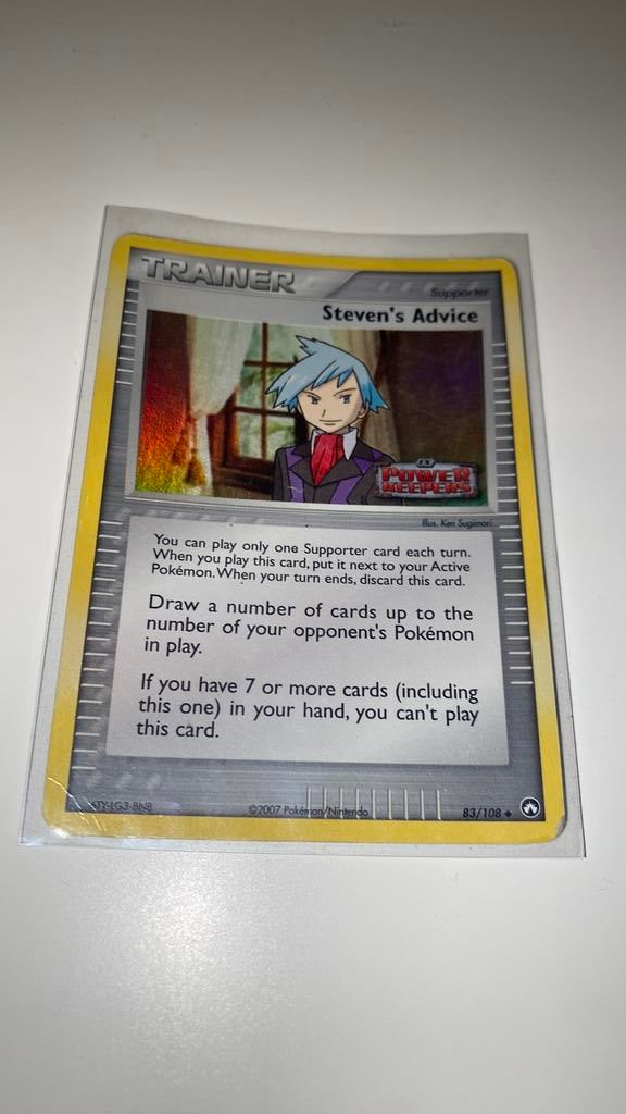 Steven’s Advice stamped holo, Ophalen of Verzenden, Zo goed als nieuw