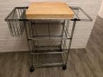 Keukentrolley in zeer goede staat, Huis en Inrichting, Ophalen, Overige kleuren, 50 tot 100 cm, Zo goed als nieuw