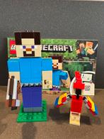 Lego Minecraft - BigFig Steve met Papegaai - 21148, Ophalen of Verzenden, Gebruikt, Complete set, Lego