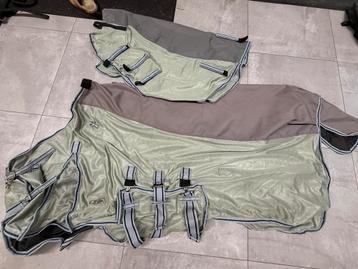 QHP Combo rug vliegendeken regenrug, losse hals 185cm beschikbaar voor biedingen