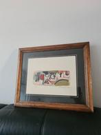 CORNEILLE Abstracte Litho Ingelijst - Gesigneerd, Antiek en Kunst, Kunst | Litho's en Zeefdrukken, Ophalen