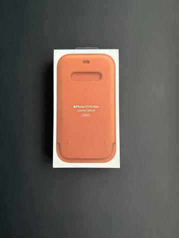 Iphone 12 Pro Max Leather Sleeve Magsafe Saddle Brown beschikbaar voor biedingen