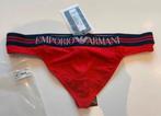 Emporio Armani Thong Heren, Kleding | Heren, Slip, Emporio Armani, Verzenden, Rood