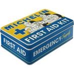 Michelin first aid emergency metalen reclame voorraadblik, Nieuw, Reclamebord, Ophalen of Verzenden