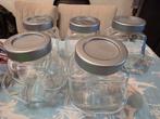glazen potten, Ophalen, Zo goed als nieuw, Rvs of Chroom
