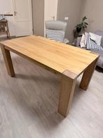 Blank eiken eettafel, Ophalen, Gebruikt, Eikenhout, 50 tot 100 cm