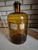Apothekers fles bruin, Antiek en Kunst, Curiosa en Brocante, Ophalen of Verzenden