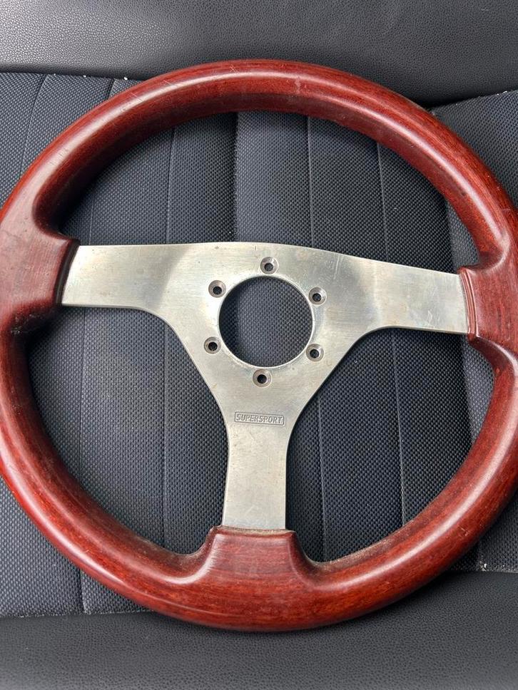 Zeldzaam S.E.L.M. Supersport houten stuur - Made in Italy, Auto-onderdelen, Besturing, Gebruikt, Ophalen of Verzenden