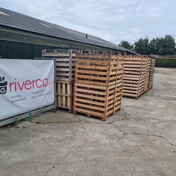 palletboxen,  boomkwekerij kratten, kuubskisten , haardhout, Doe-het-zelf en Verbouw, Kratten en Dozen, Gebruikt, Bak of Kist