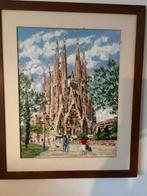 Schilderij Sagrada Familia Gaudi, Antiek en Kunst, Ophalen