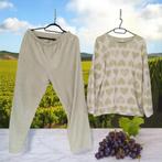 Comfy zachte pyama groen wit XL, Ophalen of Verzenden, Zo goed als nieuw, Maat 46/48 (XL) of groter