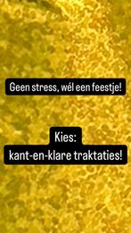 Geen stress wél een feestje -> kant-en-klare traktaties, Ophalen of Verzenden, Nieuw