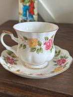 Royal kop en schotel rozen, Antiek en Kunst, Antiek | Servies los, Ophalen of Verzenden