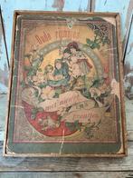 Antiek Nederlands rijmpjes/prentjes boek met puzzels, Ophalen of Verzenden