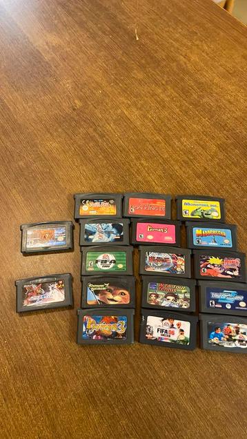 Gameboy Advance - 17 spellen beschikbaar voor biedingen