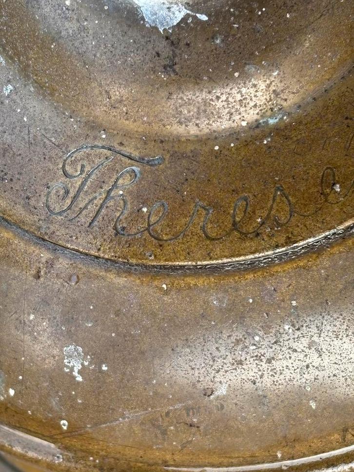 Antieke Koperen Wasstamper, Antiek en Kunst, Antiek | Koper en Brons, Koper, Ophalen of Verzenden