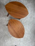 MOOIE set salontafels walnoothout Stockholm van Ikea, Ophalen, Minder dan 50 cm, 50 tot 100 cm, Rond