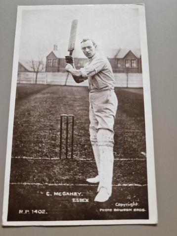 127) ORIGINELE ANSICHTKAART CRICKET C.Mc GAHEY ESSEX 1909 beschikbaar voor biedingen