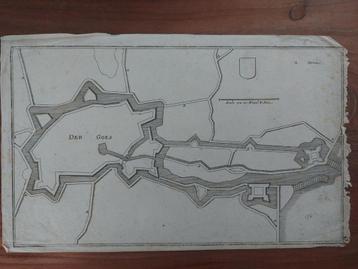 45 De stad Goes Gravure uit 1659 van C. Merian beschikbaar voor biedingen