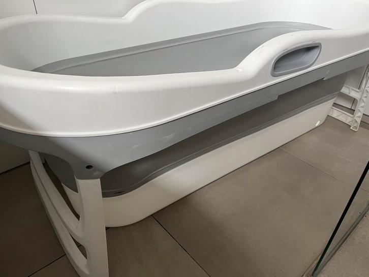 Xl Hellobath uitvouwbaar inklapbaar bad grijs wit 142, Huis en Inrichting, Badkamer | Badkamermeubels, Zo goed als nieuw, Overige typen