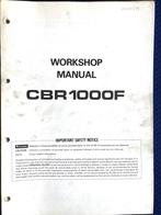 Honda CBR1000F 1987-1990 Service Manual, Verzenden, Honda