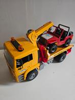 Bruder truck ambulance incl jeep, Kinderen en Baby's, Speelgoed | Speelgoedvoertuigen, Ophalen