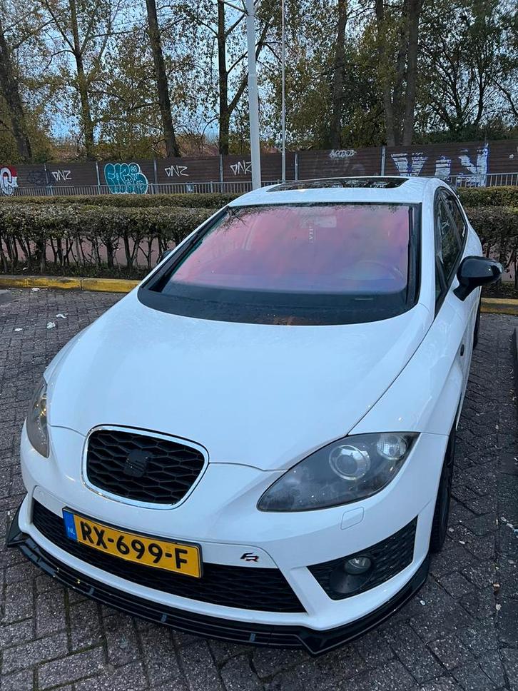 Seat Leon 2.0 TDI 200PK FR 2010 Wit, Auto's, Seat, Particulier, ABS, Achteruitrijcamera, Adaptive Cruise Control, Airbags, Airconditioning