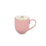 Theekopje - Theemok - Koffiemok - Porseleinen theemok - Roze, Nieuw, Ophalen of Verzenden, Overige stijlen, Kop(pen) en/of Schotel(s)