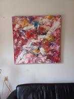 Schilderij van Ed Bos, 100x100 cm, Antiek en Kunst, Ophalen