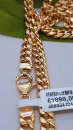 gouden coban link ketting 14kt, Nieuw, Goud, Goud, Ophalen of Verzenden