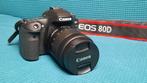 Canon 80D met kit lens 18-135mm, Ophalen of Verzenden, Zo goed als nieuw, Canon