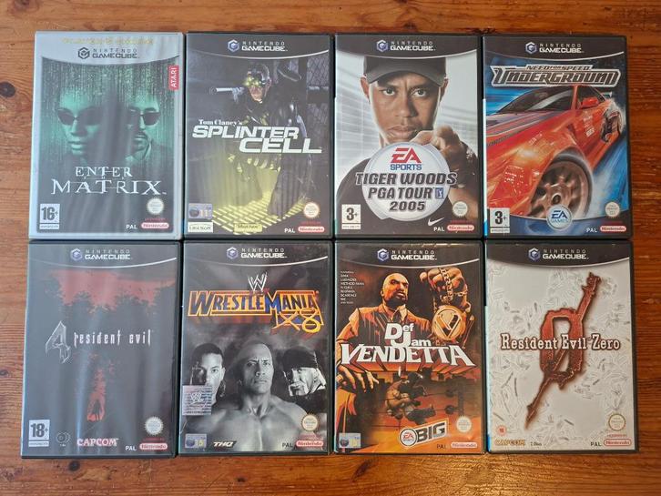 Game Cube spellen 8x, Spelcomputers en Games, Games | Nintendo GameCube, Gebruikt, 1 speler, Vanaf 3 jaar, Ophalen of Verzenden