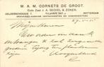 M.A.M. Cornets de Groot, Rotterdam - 05.1915 - briefkaart, Ophalen of Verzenden, Briefkaart