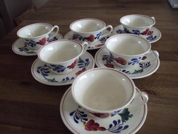 Boerenbont Thee kopjes beschikbaar voor biedingen