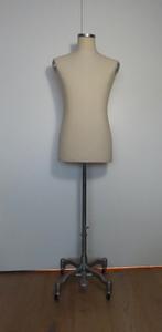 Tailor's N.Y. Mannelijke Paspop op wielen - Hals maat 50, Ophalen, Gebruikt, Paspop