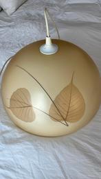 Vintage hanglamp goud geel met lindeblad kunstof, Verzamelen, Retro, Ophalen of Verzenden, Huis en Inrichting