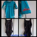 O'Neill UVshirt+Decathlon zwempak meisje mt140 zgan (set 2s, O'Neill en Decathlon, Meisje, Sport- of Zwemkleding, Ophalen of Verzenden