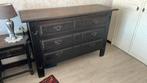Commode met 3 lades massief eiken, Huis en Inrichting, Kasten | Ladekasten, Ophalen, Gebruikt, 25 tot 50 cm, Minder dan 100 cm