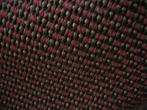 De Ploeg Grape 38; rood+zwart+grijs; restant meubelstof, Nieuw, Overige materialen, 30 tot 200 cm, Ophalen of Verzenden