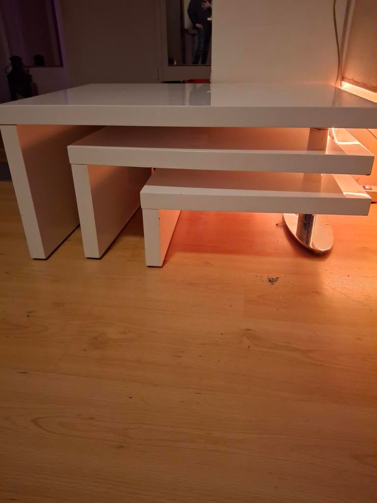 Salontafel Nest Blank Eiken 70cm | Bestel nu online ✓ 3 jaar garantie ✓ Thuiswinkel Waarborg