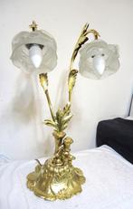 Tafellamp brons putti Art-Nouveau H 60✨😍🤗💑🎁👌, Antiek en Kunst, Antiek | Lampen, Ophalen of Verzenden