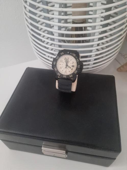 Luminox Polshorloge - Zwarte Band als nieuw, Sieraden, Tassen en Uiterlijk, Horloges | Heren, Zo goed als nieuw, Polshorloge, Overige merken