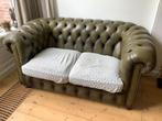 Chesterfield groen, Ophalen, Gebruikt, 150 tot 200 cm, Chesterfield