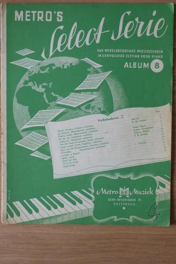 Metro's Select Serie- album 8 voor piano beschikbaar voor biedingen