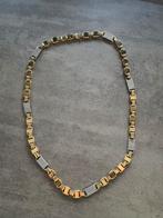 Platte magnum /kingsley  18 karaat 105 gram, Sieraden, Tassen en Uiterlijk, Kettingen, Ophalen of Verzenden, Zo goed als nieuw